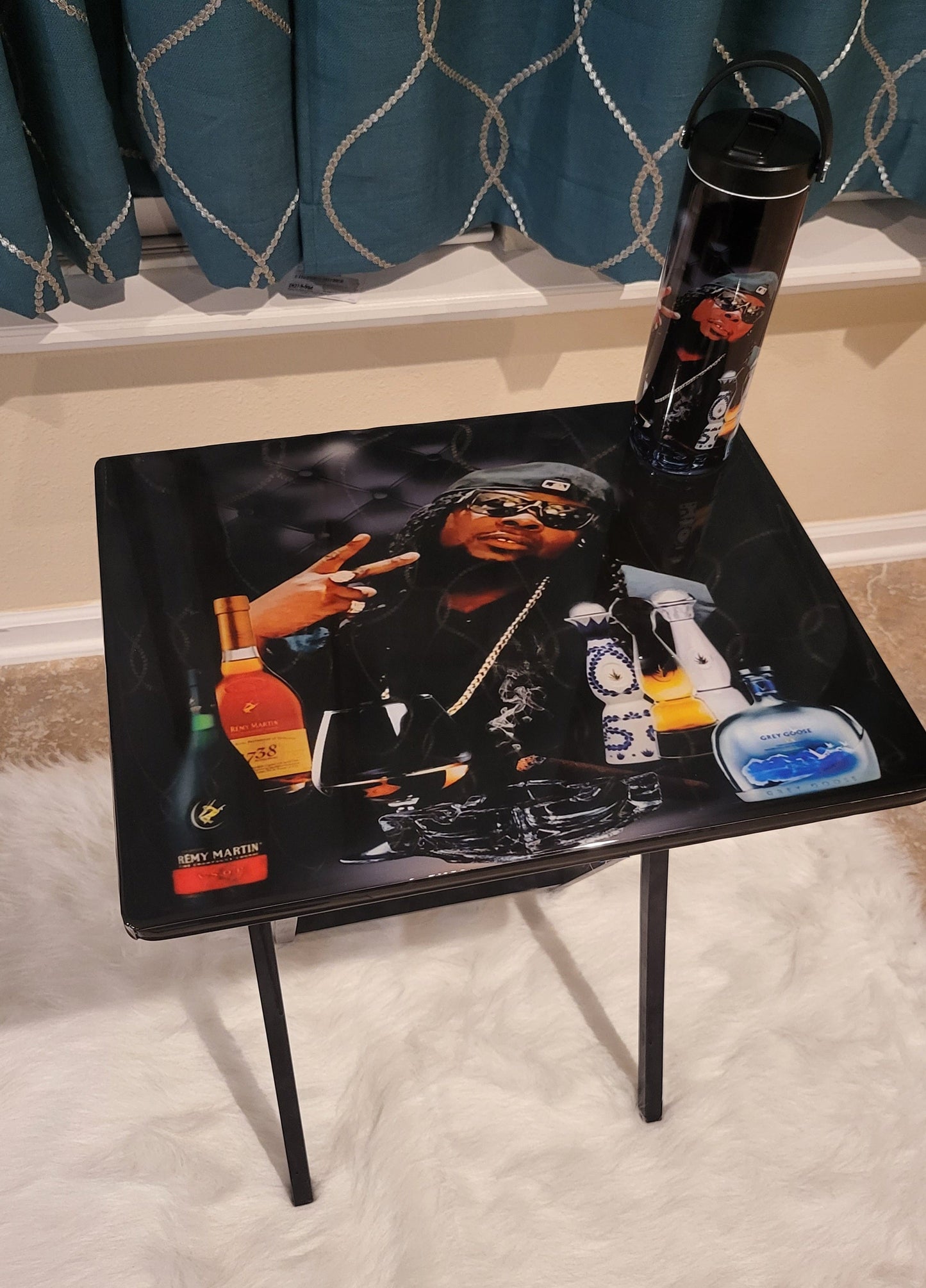 Epoxy TV Tray/Table (Quantity 1) Full Size Image